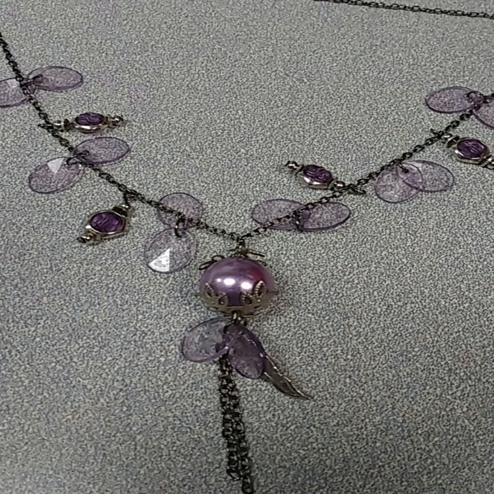 Purple necklace